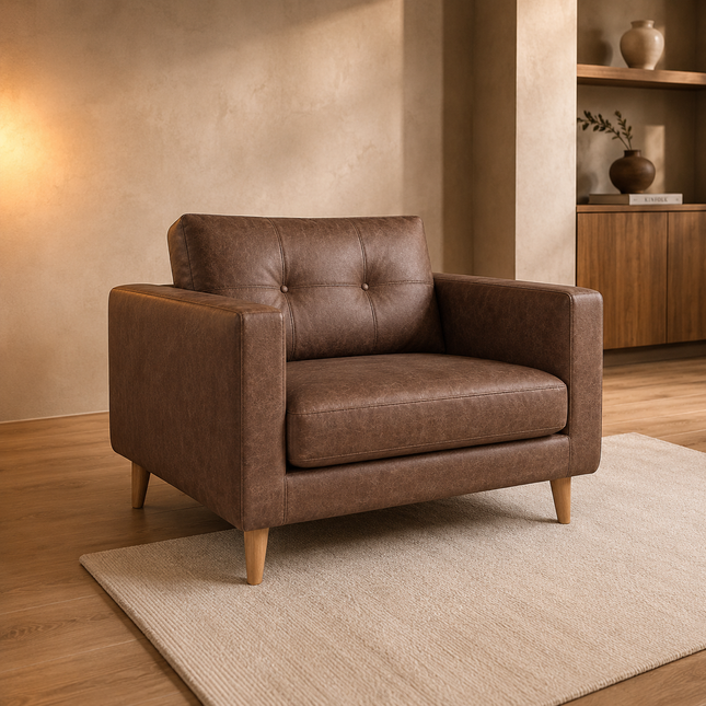 Poltrona Valencia - 30% cuero natural