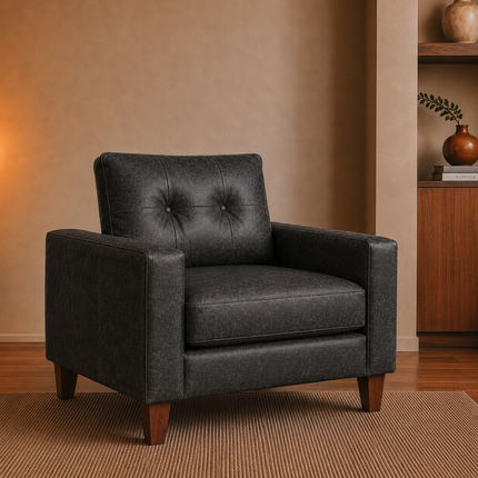 Poltrona Frutillar - 30% cuero natural