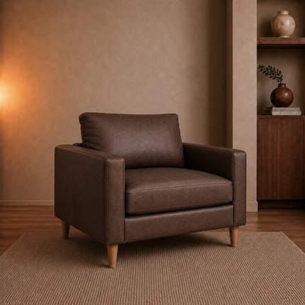 Poltrona Chillán - 30% cuero natural